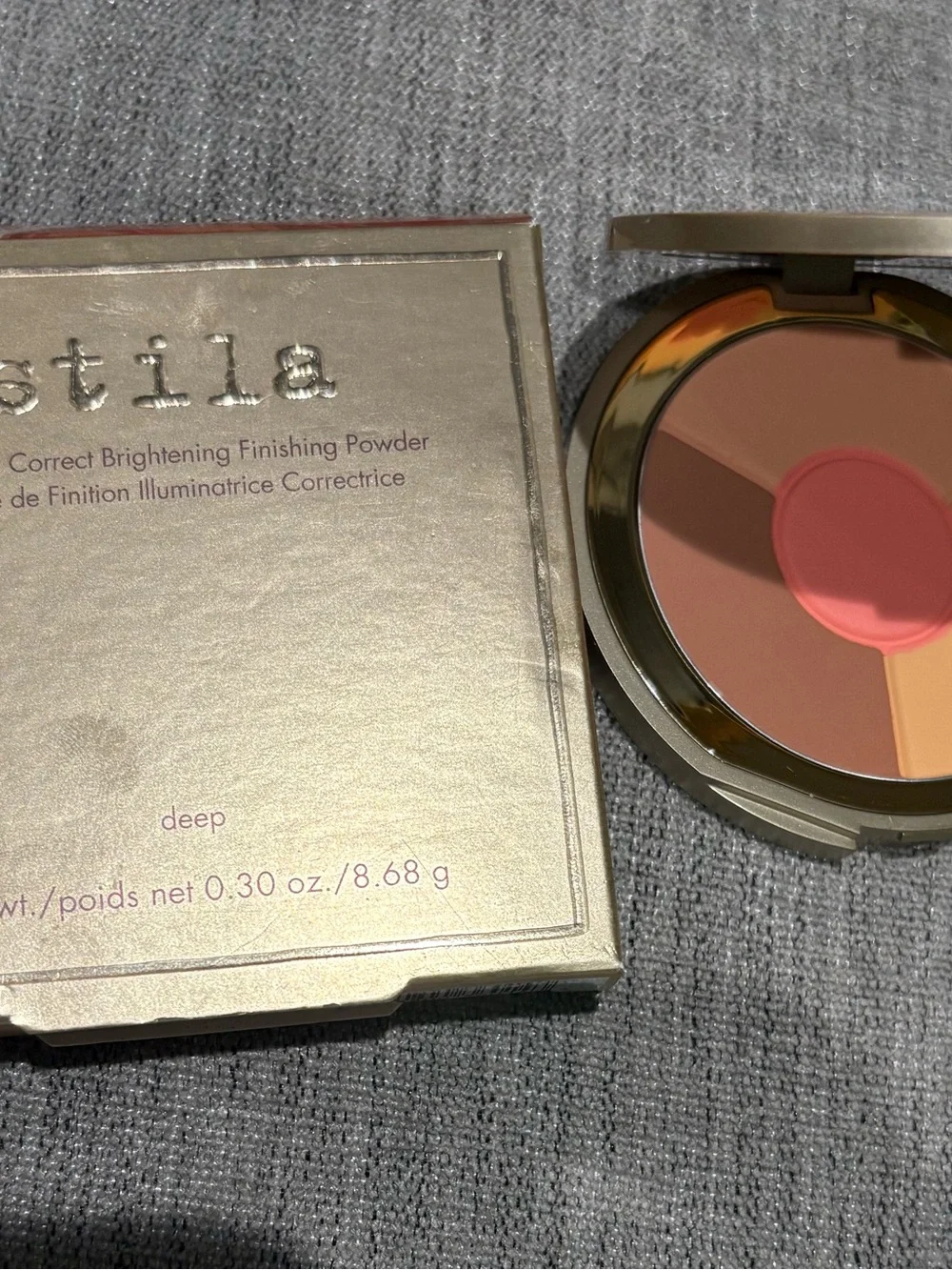 stila Correct Brightening Finishing Powder - Peach, Coral, Cream, Brown